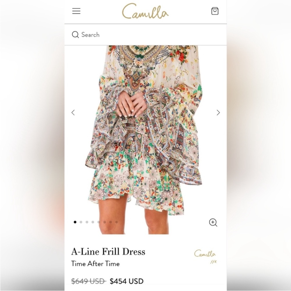 Camilla Floral Long Sleeve Dress